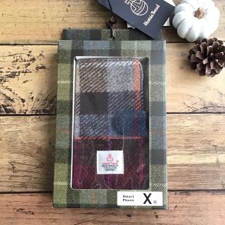 ハリスツイード(Harris Tweed)の【スマートフォン X 用】ハリスツイード 携帯ケース(iPhoneケース)