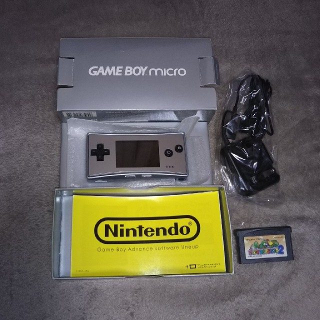 ゲームボーイミクロ GAME BOY micro 本体 充電器付【新品】携帯用ゲーム機本体