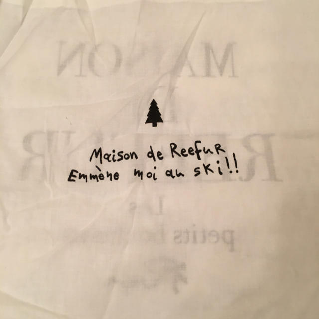 Maison de Reefur(メゾンドリーファー)のメゾンドリーファー限定ホワイトショッパー レディースのバッグ(ショルダーバッグ)の商品写真