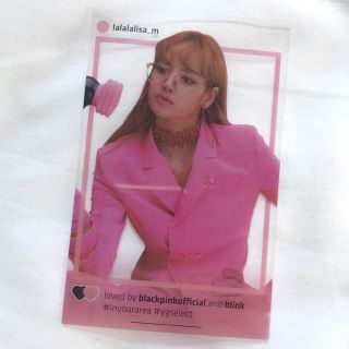 【 リサ 】非売品 BLACKPINK ソウルコン限定 クリアトレカ(アイドルグッズ)