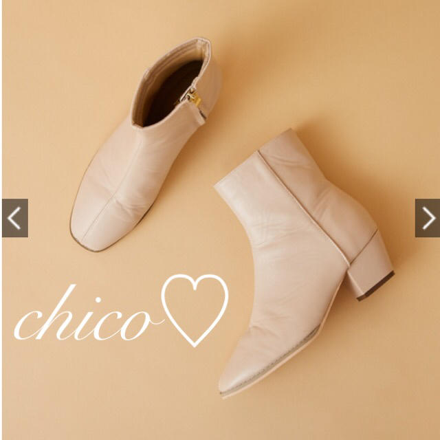 who's who Chico(フーズフーチコ)のpe様専用＊展示品♡チコ♡スクエアショートブーツ レディースの靴/シューズ(ブーツ)の商品写真