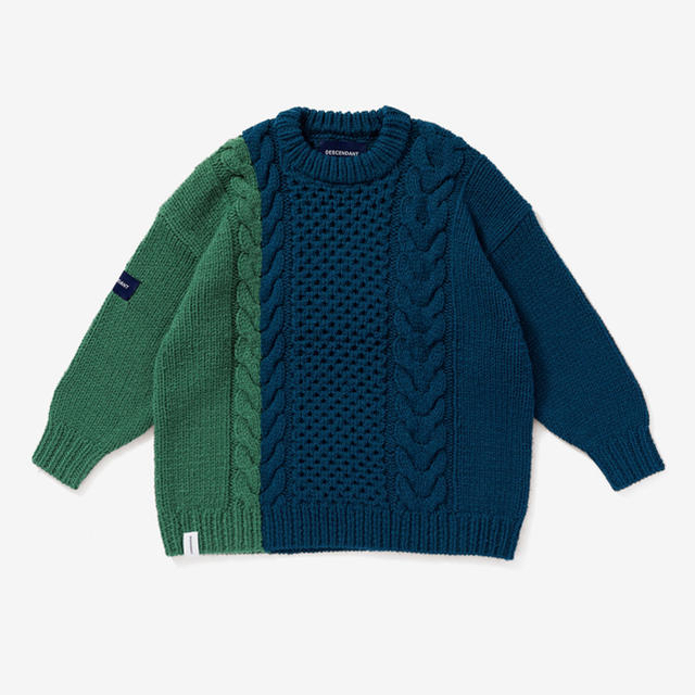 メンズdescendant ARAN WOOL NIT 新品未使用