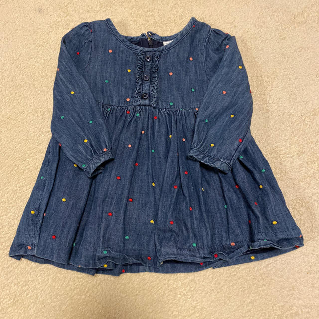 babyGAP(ベビーギャップ)のyusa様専用【baby Gap】80cm デニムワンピース キッズ/ベビー/マタニティのベビー服(~85cm)(ワンピース)の商品写真