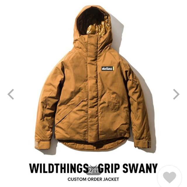 WILDTHINGS(ワイルドシングス)のWILDTHINGS DENALI グリップスワニー　orange メンズのジャケット/アウター(ブルゾン)の商品写真