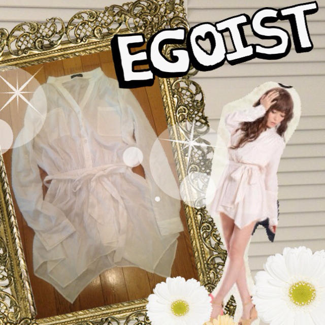 EGOIST(エゴイスト)のEGOIST♡シャツワンピ レディースのワンピース(ミニワンピース)の商品写真