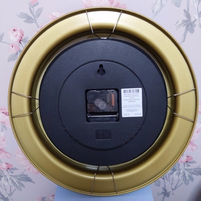 LAURA ASHLEY(ローラアシュレイ)のスーパーセール☆ローラアシュレイの壁掛け時計 ワーウィック ポートホール インテリア/住まい/日用品のインテリア小物(掛時計/柱時計)の商品写真