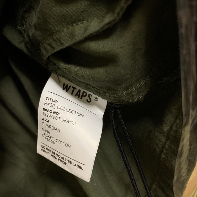 W)taps(ダブルタップス)の19AW WTAPS Guardian size 1 Olive Drab メンズのジャケット/アウター(ミリタリージャケット)の商品写真