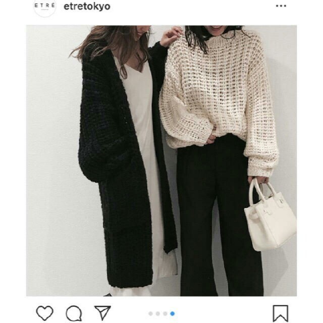 TODAYFUL(トゥデイフル)のetre tokyo エトレトウキョウ  ざっくり編みニット レディースのトップス(ニット/セーター)の商品写真