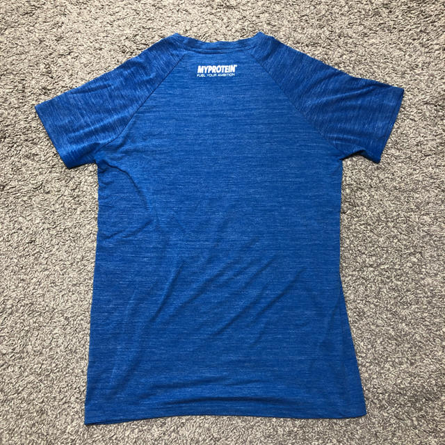 MYPROTEIN(マイプロテイン)のマイプロテイン  パフォーマンスTシャツ　青　ブルー　サイズS メンズのトップス(Tシャツ/カットソー(半袖/袖なし))の商品写真