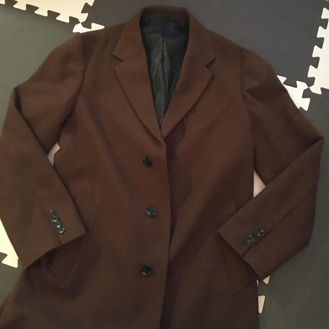 GU(ジーユー)のロングコート メンズのジャケット/アウター(ピーコート)の商品写真