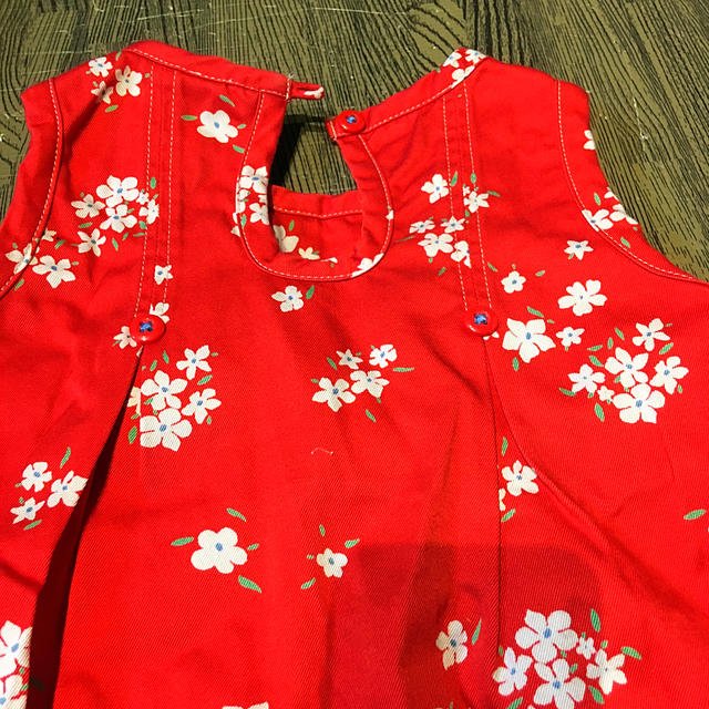 babyGAP(ベビーギャップ)のコットン100% GAP 花柄ワンピース キッズ/ベビー/マタニティのベビー服(~85cm)(ワンピース)の商品写真