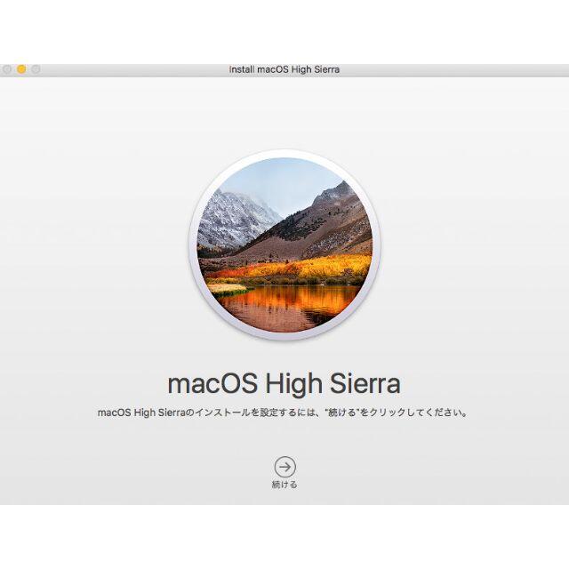 Apple(アップル)のMac OSX 10.13 High Sierra インストールUSBメモリ スマホ/家電/カメラのPC/タブレット(その他)の商品写真