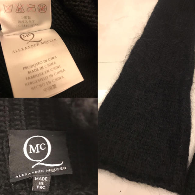 Alexander McQueen(アレキサンダーマックイーン)のアレキサンダーマックイーン モヘヤワンピース xs レディースのワンピース(ひざ丈ワンピース)の商品写真