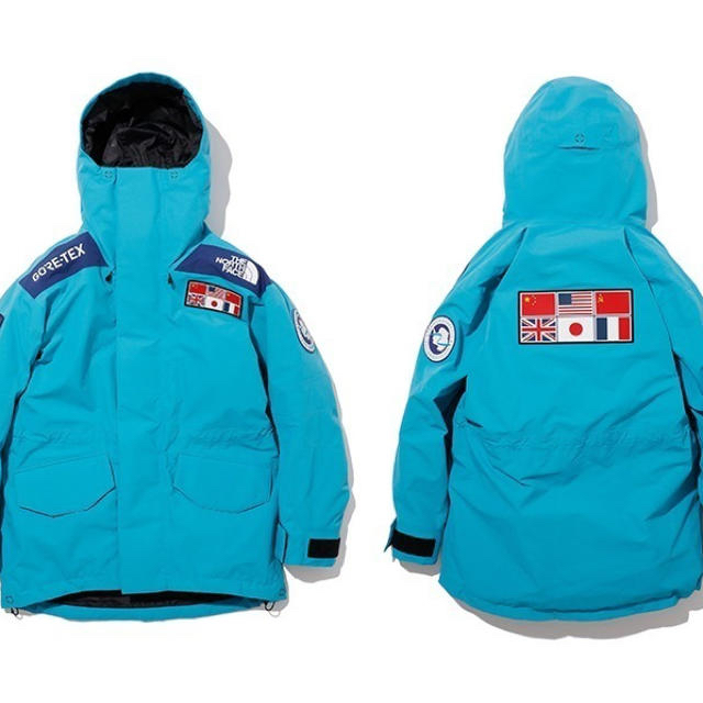 The NORTH Face Trans Antarctica Parka水色素材