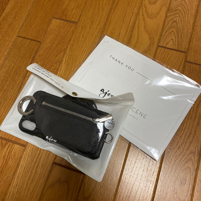 UNITED ARROWS(ユナイテッドアローズ)のajew iPhoneXR 紐付き　ケース スマホ/家電/カメラのスマホアクセサリー(iPhoneケース)の商品写真