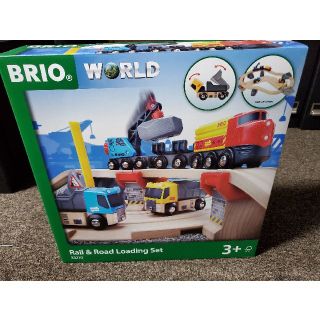 ブリオ(BRIO)のクリスマス値引き！②ブリオ　BRIO レール&ロード採石セット未開封(知育玩具)