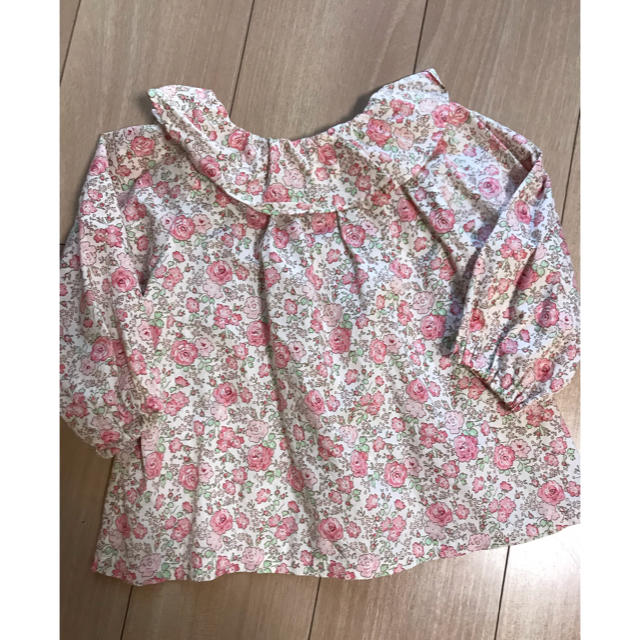 Bonpoint(ボンポワン)のbuuuさん専用　ハンドメイド リバティ ブラウス 100センチ キッズ/ベビー/マタニティのキッズ服女の子用(90cm~)(ブラウス)の商品写真