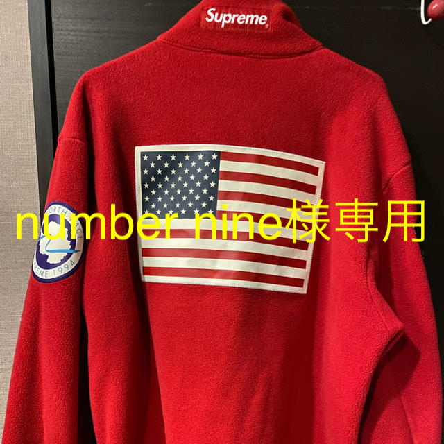 Supreme - SUPREME×TNF 17SS Fleece Jacket  size M