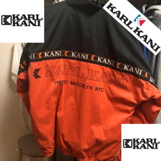 ２ＰＡＣ カールカナイ Karl KaniナイロンジャケットオレンジサイズXL