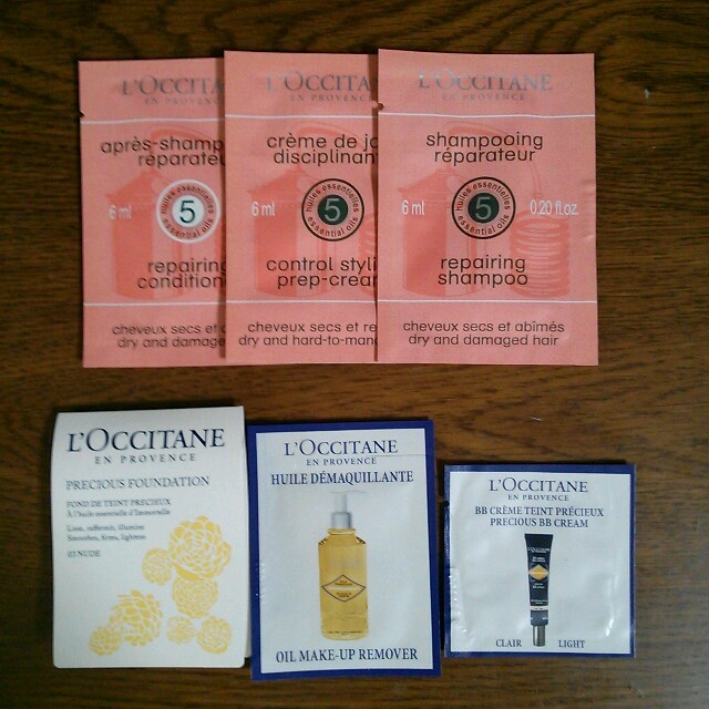 L'OCCITANE(ロクシタン)のロクシタン試供品6点 コスメ/美容のスキンケア/基礎化粧品(その他)の商品写真