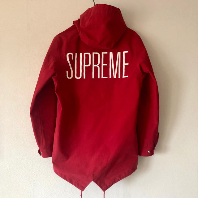 Supreme 13SS FISHTAIL PARKA S 赤