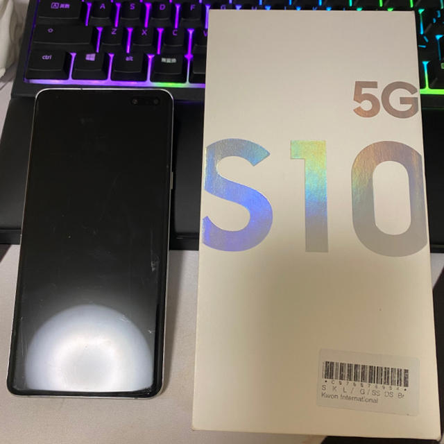 Galaxy S10 5G  美品！シルバースマートフォン本体