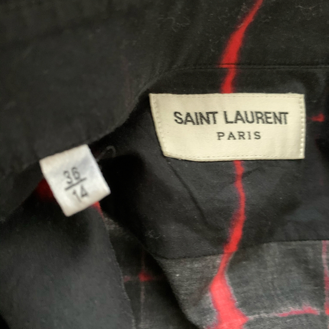 サンローラン　チェックシャツs saint laurent 3