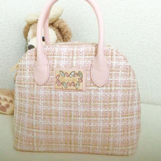 エミリアウィズ(EmiriaWiz)の超美品♡ラウンドツイードBag(ハンドバッグ)