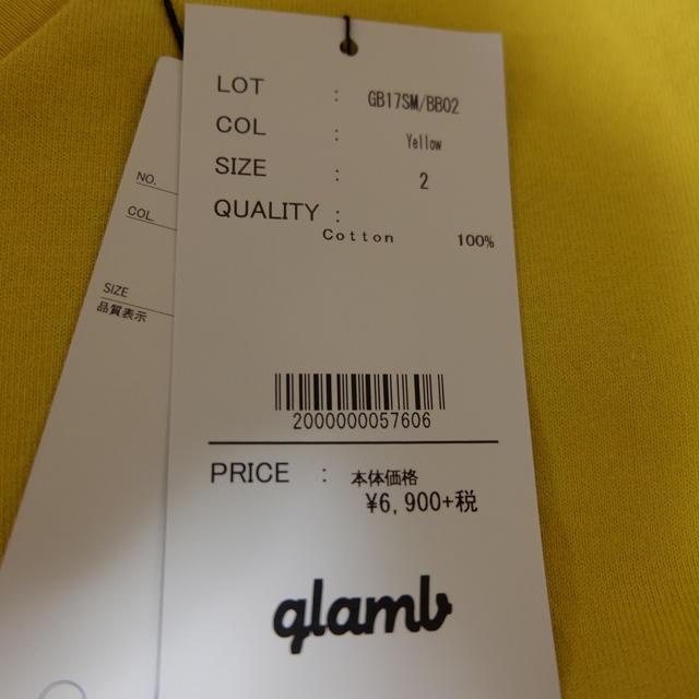 glamb(グラム)の☆【未使用】glamb/グラム ハーフスリーブTシャツ GB17SM/BB02 メンズのトップス(Tシャツ/カットソー(半袖/袖なし))の商品写真