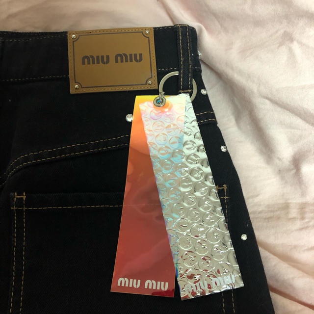 miumiu(ミュウミュウ)のmiumiu デニムスカート レディースのスカート(ミニスカート)の商品写真