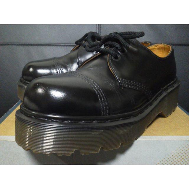 ブラックサイズ【専用】Dr.Martens 英国製 クレイジーボム UK8 厚底 3ホール