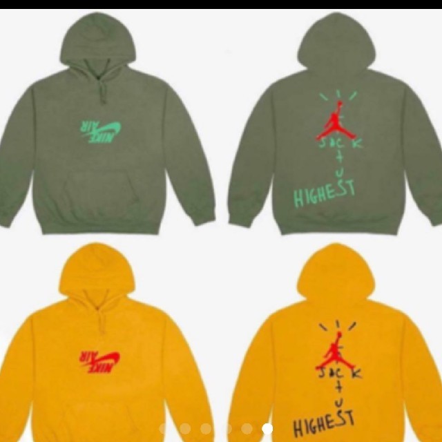 公式オンライン限定 XL Travis Scott Hoodie GREEN | フリマアプリ ラクマ