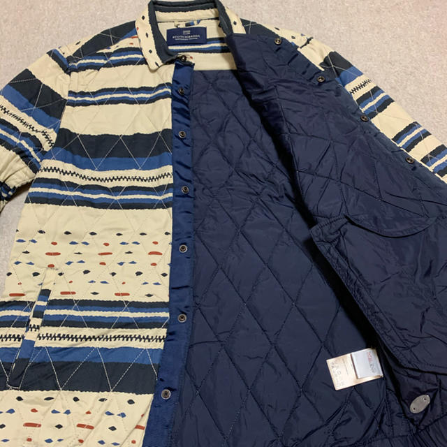 SCOTCH & SODA(スコッチアンドソーダ)のちーまさん用 中綿入り シャツジャケット メンズのジャケット/アウター(ダウンジャケット)の商品写真