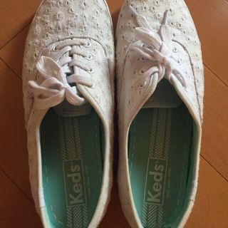 ケッズ(Keds)のkeds ホワイト花柄スニーカー(スニーカー)