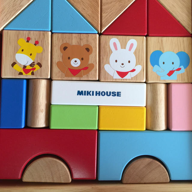 mikihouse(ミキハウス)の［30%off］ミキハウス mikihouse ウッドブロック 積み木 キッズ/ベビー/マタニティのおもちゃ(積み木/ブロック)の商品写真