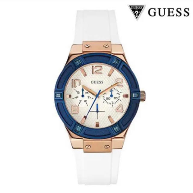 GUESS(ゲス)のノンノン様専用　GUESS 腕時計 ジェットセッター W0564L1 白 レディースのファッション小物(腕時計)の商品写真