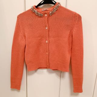 ミュウミュウ カーディガン(レディース)(ピンク/桃色系)の通販 31点 ミュウミュウ カーディガン(レディース)(ピンク/桃色系)の通販 31点