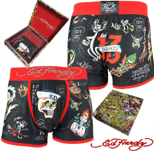 Ed Hardy - エド ハーディー ボクサーパンツ(L)6の通販 by A Ed Hardy - エド ハーディー ボクサーパンツ(L)6の通販 by A