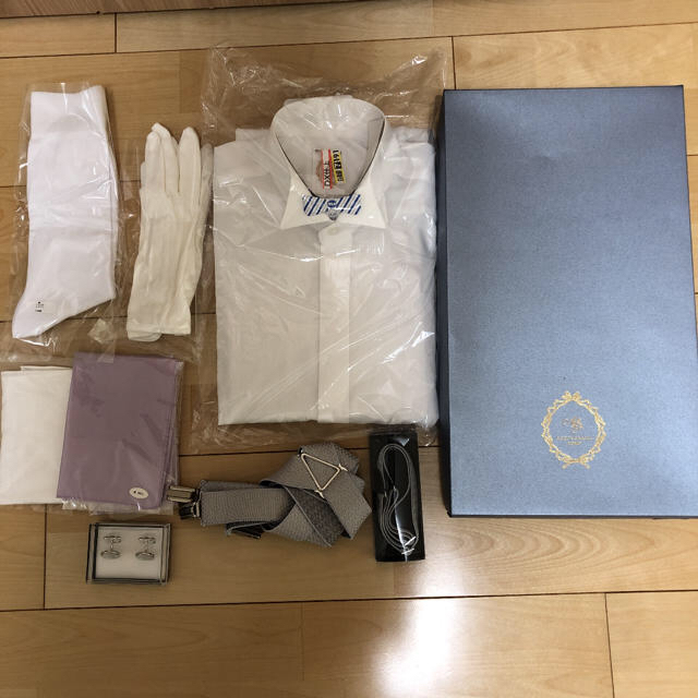 結婚式 新郎シャツセット アクアグラッツェMサイズ - シャツ