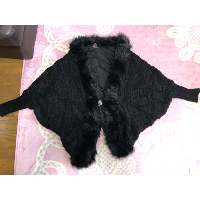 DaTuRa(ダチュラ)のニットファーコート レディースのジャケット/アウター(毛皮/ファーコート)の商品写真
