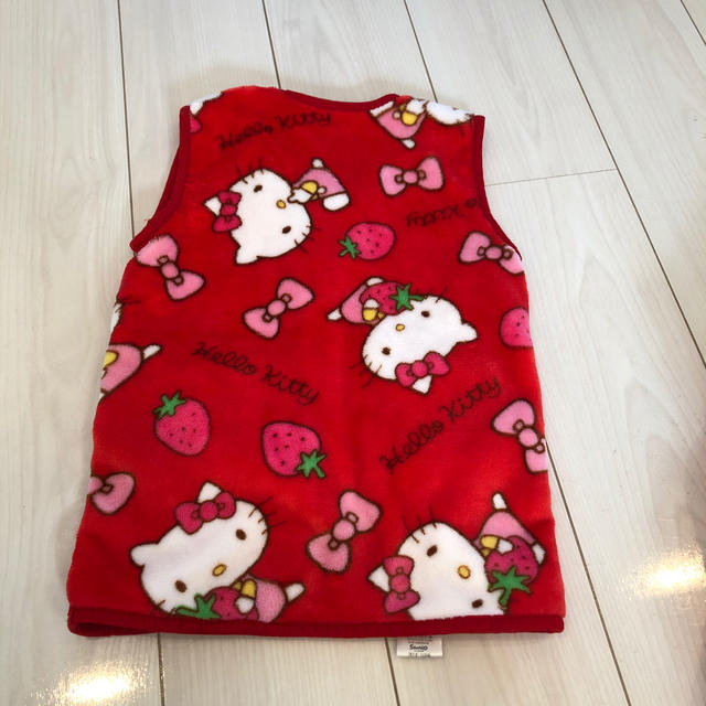 ハローキティ(ハローキティ)の女児　キティベスト キッズ/ベビー/マタニティのキッズ服女の子用(90cm~)(パジャマ)の商品写真