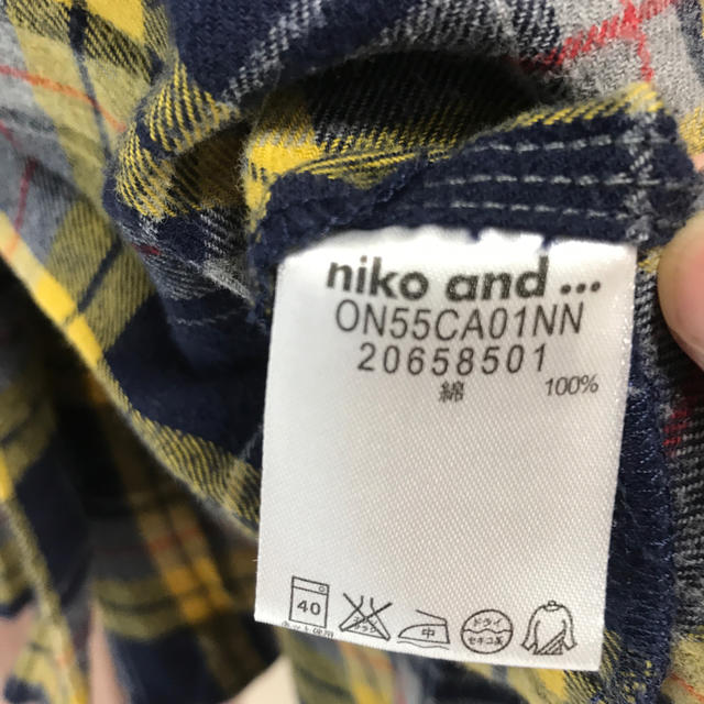 niko and...(ニコアンド)のお値下げ‼️ニコアンド、ネルシャツ レディースのトップス(シャツ/ブラウス(長袖/七分))の商品写真