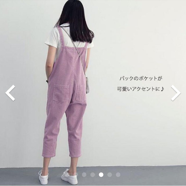 サロペットオールインワン レディースのパンツ(サロペット/オーバーオール)の商品写真