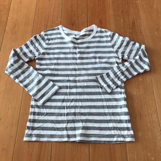 ムジルシリョウヒン(MUJI (無印良品))の無印良品　ボーダーカットソー　130㎝(Tシャツ/カットソー)