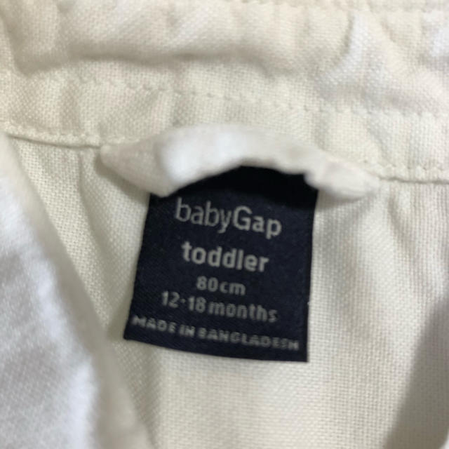 babyGAP(ベビーギャップ)のbaby GAP シャツ キッズ/ベビー/マタニティのベビー服(~85cm)(シャツ/カットソー)の商品写真