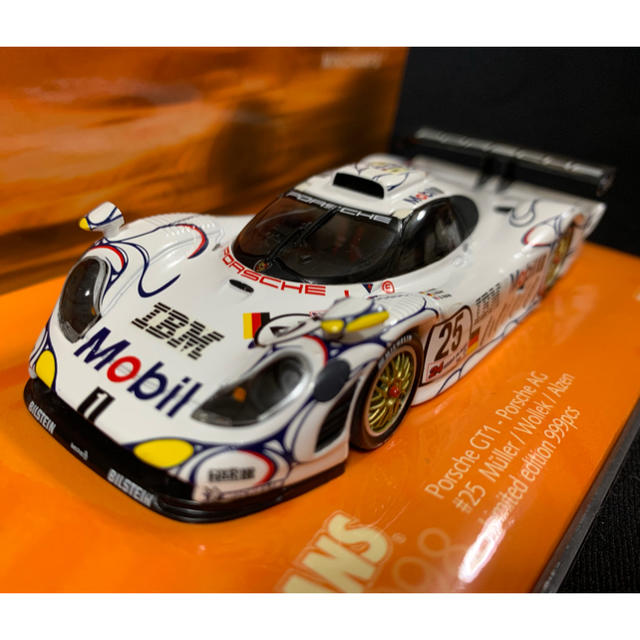 ミニカー 1/43 minicamps PORSCHE911 GT1 エンタメ/ホビーのおもちゃ/ぬいぐるみ(ミニカー)の商品写真