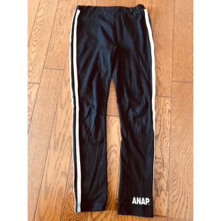 アナップ(ANAP)のANAP 黒 レギンス 130cm(パンツ/スパッツ)