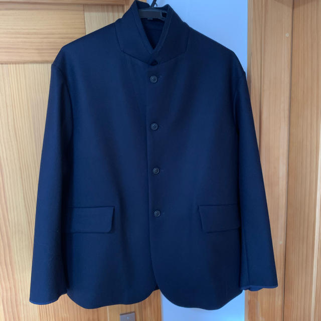 ジャケット/アウターURU WOOL OVER JACKET Navy サイズ1