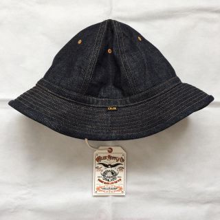 定価7700円！19ss 完売 Calee デニムハット 濃紺 帽子