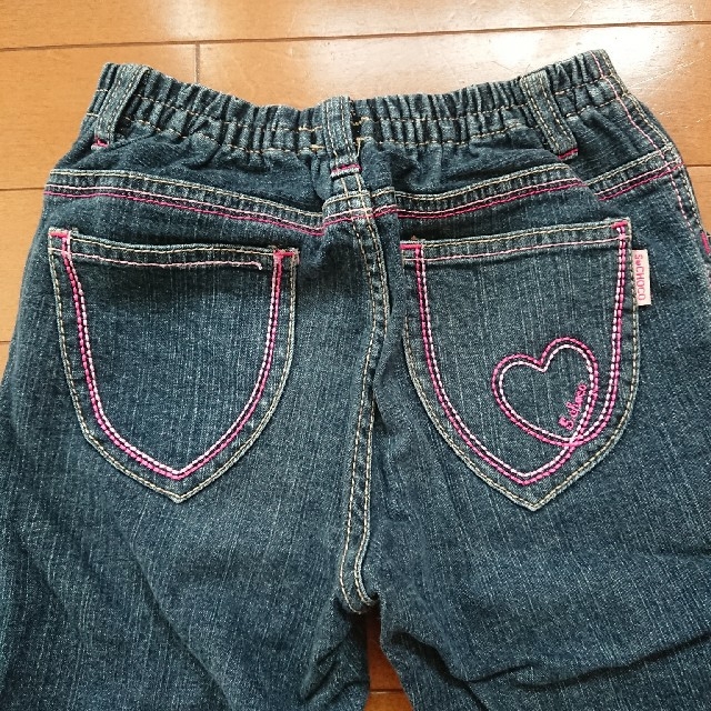 デニム 130 キッズ/ベビー/マタニティのキッズ服女の子用(90cm~)(パンツ/スパッツ)の商品写真